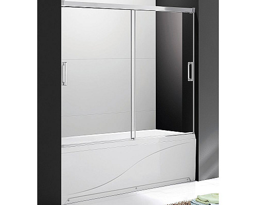 Santeh-Crystal.ru: Шторка на ванну Cezares Tandem Soft 170 TANDEM-SOFT-VF-2-170/145-C-Cr-IV профиль Хром стекло прозрачное Купить Шторка на ванну Cezares Tandem Soft 170 TANDEM-SOFT-VF-2-170/145-C-Cr-IV профиль Хром стекло прозрачное в магазине сантехники Santeh-Crystal.ru