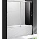 Купить Шторка на ванну Cezares Tandem Soft 170 TANDEM-SOFT-VF-2-170/145-C-Cr-IV профиль Хром стекло прозрачное в магазине сантехники Santeh-Crystal.ru