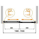 Заказать Шторка на ванну Cezares Tandem Soft 160x145 TANDEM-SOFT-VF-2-160/145-C-Cr-IV профиль Хром стекло прозрачное в магазине сантехники Santeh-Crystal.ru