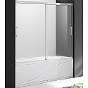 Шторка на ванну Cezares Tandem Soft 170 TANDEM-SOFT-VF-2-170/145-P-Cr профиль Хром стекло рифленое