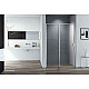 Приобрести Душевая дверь Cezares Urban 140 URBAN-B-12-140-C-CR профиль Хром стекло прозрачное в магазине сантехники Santeh-Crystal.ru