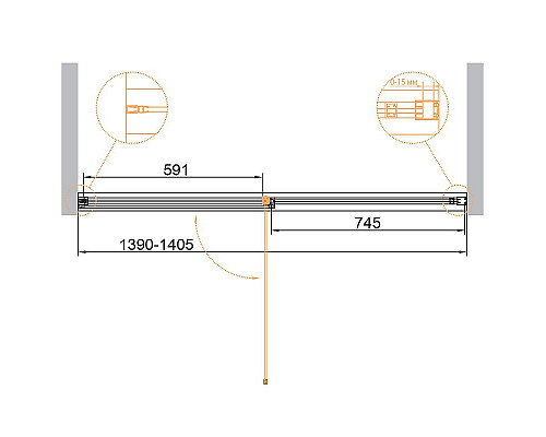 Santeh-Crystal.ru: Душевая дверь Cezares Urban 140 URBAN-B-12-140-C-CR профиль Хром стекло прозрачное Приобрести Душевая дверь Cezares Urban 140 URBAN-B-12-140-C-CR профиль Хром стекло прозрачное в магазине сантехники Santeh-Crystal.ru