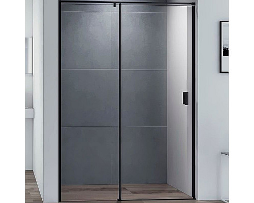 Santeh-Crystal.ru: Душевая дверь Cezares Urban 140 URBAN-B-12-140-C-NERO профиль Черный матовый стекло прозрачное Купить Душевая дверь Cezares Urban 140 URBAN-B-12-140-C-NERO профиль Черный матовый стекло прозрачное в магазине сантехники Santeh-Crystal.ru