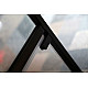 Купить Душевая дверь Cezares Urban 140 URBAN-B-12-140-C-NERO профиль Черный матовый стекло прозрачное в магазине сантехники Santeh-Crystal.ru