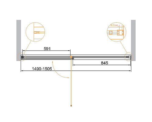 Santeh-Crystal.ru: Душевая дверь Cezares Urban 150 URBAN-B-12-150-C-CR профиль Хром стекло прозрачное Заказать Душевая дверь Cezares Urban 150 URBAN-B-12-150-C-CR профиль Хром стекло прозрачное в магазине сантехники Santeh-Crystal.ru
