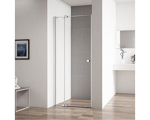 Заказать Душевая дверь Cezares Valvola 90 VALVOLA-B-1 профиль Хром стекло прозрачное в магазине сантехники Santeh-Crystal.ru