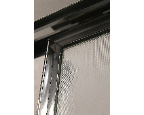 Купить Душевая дверь Cezares Verona 150 L VERONA-W-B-13-30+60/60-P-Cr-L профиль Хром стекло рифленое в магазине сантехники Santeh-Crystal.ru