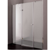 Душевая дверь Cezares Verona 150 L VERONA-W-B-13-30+60/60-P-Cr-L профиль Хром стекло рифленое