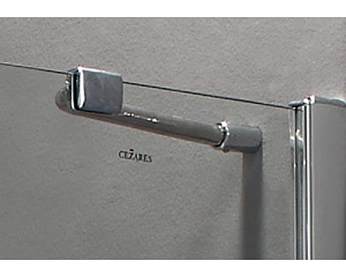 Приобрести Душевой уголок Cezares Verona A-1 100x100 VERONA-W-A-1-100-P-Cr-L профиль Хром стекло рифленое в магазине сантехники Santeh-Crystal.ru