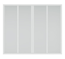 Шторка на ванну Creto Avalon 2.0 170 SH00065 профиль Белый стекло прозрачное