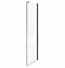 Душевая стенка Creto Nota 70 122-SP-700-C-B-6 профиль Черный стекло прозрачное