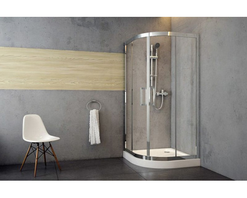 Купить Душевой уголок Excellent 600 90х90 KAAC.1901.900.LP профиль Хром стекло прозрачное в магазине сантехники Santeh-Crystal.ru