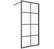 Душевая перегородка Excellent Fabrika 100x200 KAEX.4006.1000.LP профиль Черный стекло прозрачное