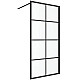 Купить Душевая перегородка Excellent Fabrika 100x200 KAEX.4006.1000.LP профиль Черный стекло прозрачное в магазине сантехники Santeh-Crystal.ru