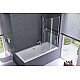 Заказать Шторка на ванну Excellent Fliper 80 KAAX.1309.800.PR Хром/Прозрачный в магазине сантехники Santeh-Crystal.ru