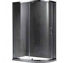 Душевой уголок Gemy Sunny Bay 100х90 профиль Хром стекло прозрачное