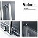 Заказать Душевой уголок Gemy Victoria 120х100 профиль Хром стекло прозрачное в магазине сантехники Santeh-Crystal.ru