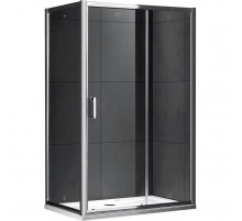 Душевой уголок Gemy Victoria 120х75 профиль Хром стекло прозрачное