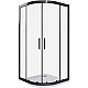 Заказать Душевой уголок Good Door Cofe R-80-C-B 80x80 КФ00001 профиль Черный стекло прозрачное в магазине сантехники Santeh-Crystal.ru