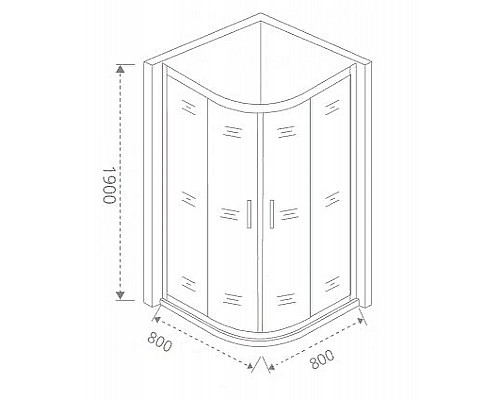 Santeh-Crystal.ru: Душевой уголок Good Door Cofe R-80-C-B 80x80 КФ00001 профиль Черный стекло прозрачное Заказать Душевой уголок Good Door Cofe R-80-C-B 80x80 КФ00001 профиль Черный стекло прозрачное в магазине сантехники Santeh-Crystal.ru