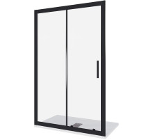 Душевая дверь Good Door Cofe WTW-140-C-B 140 КФ00013 профиль Черный стекло прозрачное