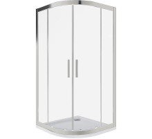 Душевой уголок Good Door Cofe R-90-C-CH 90x90 КФ00022 профиль Хром стекло прозрачное