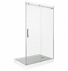 Душевая дверь в нишу Good Door Galaxy WTW-160-C-CH 160 профиль Хром стекло прозрачное