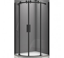 Душевой уголок Good Door Galaxy R-TD-90-C-B 90x90 профиль Черный стекло прозрачное