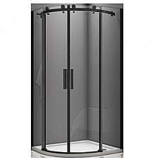 Душевой уголок Good Door Galaxy R-TD-90-C-B 90x90 профиль Черный стекло прозрачное