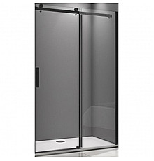 Душевая дверь в нишу Good Door Galaxy WTW-160-C-B 160 профиль Черный стекло прозрачное