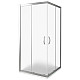 Купить Душевой уголок Good Door Infinity CR-80-G-CH 80х80 профиль Хром стекло Грейп в магазине сантехники Santeh-Crystal.ru