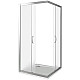 Купить Душевой уголок Good Door Infinity CR-80-G-CH 80х80 профиль Хром стекло Грейп в магазине сантехники Santeh-Crystal.ru