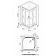 Купить Душевой уголок Good Door Infinity CR-80-G-CH 80х80 профиль Хром стекло Грейп в магазине сантехники Santeh-Crystal.ru