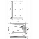 Купить Душевая дверь Good Door Infinity WTW-110-G-CH 110 профиль Хром стекло Грейп в магазине сантехники Santeh-Crystal.ru