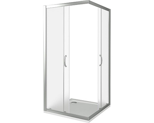 Заказать Душевой уголок Good Door Infinity CR-90-G-CH 90х90 профиль Хром стекло Грейп в магазине сантехники Santeh-Crystal.ru