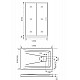 Приобрести Душевая дверь Good Door Infinity WTW-120-C-CH 120 профиль Хром стекло прозрачное в магазине сантехники Santeh-Crystal.ru