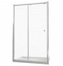 Душевая дверь Good Door Lira WTW -130-C-CH 130 профиль Хром стекло прозрачное