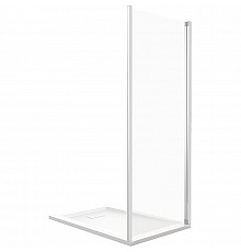 Душевая стенка Good Door Lira SP-100-C-CH 100 профиль Хром стекло прозрачное