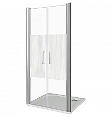 Душевая дверь Good Door Pandora SD-100-T-CH 100 профиль Хром стекло прозрачное с рисунком