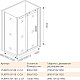 Приобрести Душевая стенка Good Door Puerta SP-90-C-CH 90 профиль Хром стекло прозрачное в магазине сантехники Santeh-Crystal.ru