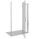 Купить Душевая дверь Good Door Saturn WTW-120-C-CH-R 120 профиль Хром стекло прозрачное в магазине сантехники Santeh-Crystal.ru