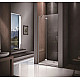 Купить Душевая дверь Good Door Saturn WTW-120-C-CH-R 120 профиль Хром стекло прозрачное в магазине сантехники Santeh-Crystal.ru