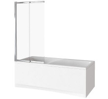 Шторка на ванну Good Door Screen 80 SLR-80-C-CH профиль Хром стекло прозрачное