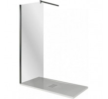 Душевая перегородка Good Door Walk In SP-80-C-В 80 профиль Черный стекло прозрачное