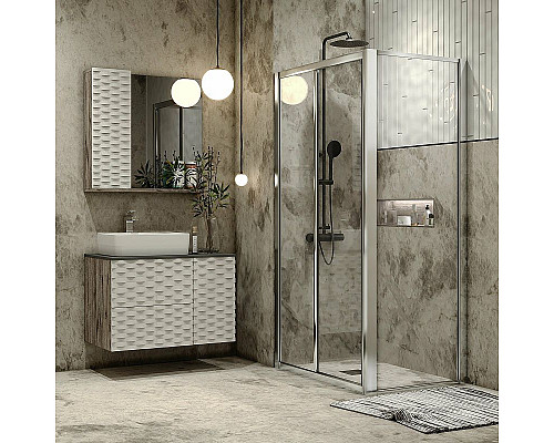 Santeh-Crystal.ru: Душевой уголок Grossman Alba 100х80 GR-1080Al профиль Хром стекло прозрачное Приобрести Душевой уголок Grossman Alba 100х80 GR-1080Al профиль Хром стекло прозрачное в магазине сантехники Santeh-Crystal.ru