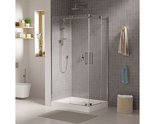 Santeh-Crystal.ru: Душевой уголок Grossman Cosmo 110x90 L GR-1110L профиль Хром стекло прозрачное Заказать Душевой уголок Grossman Cosmo 110x90 L GR-1110L профиль Хром стекло прозрачное в магазине сантехники Santeh-Crystal.ru