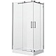 Заказать Душевой уголок Grossman Cosmo 120х90 L GR-1120L профиль Хром стекло прозрачное в магазине сантехники Santeh-Crystal.ru