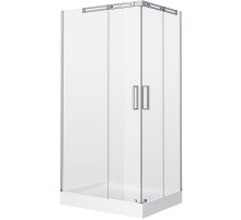 Душевой уголок Grossman Galaxy 120x80 L GR-3120L профиль Хром стекло прозрачное