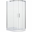 Душевой уголок Grossman Galaxy 120x80 L GR-4120L профиль Хром стекло прозрачное Душевой уголок Grossman Galaxy 120x80 L GR-4120L профиль Хром стекло прозрачное