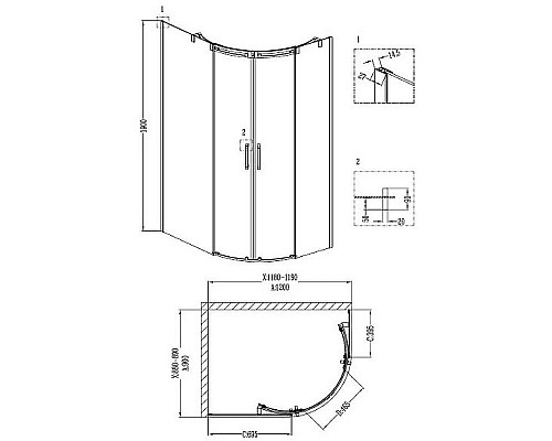 Santeh-Crystal.ru: Душевой уголок Grossman Galaxy 120x90 L GR-4121L профиль Хром стекло прозрачное Приобрести Душевой уголок Grossman Galaxy 120x90 L GR-4121L профиль Хром стекло прозрачное в магазине сантехники Santeh-Crystal.ru